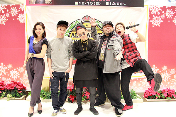 ●審査員＆MC ERI（杏仁豆腐） HILOMU（ex-RSP） SHUHO（HOUSE OF NINJA） もりち（PaniCrew） MC IMAJINE（梅棒）