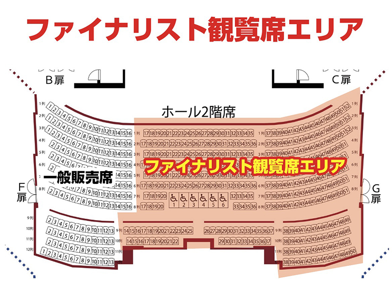 ファイナリスト席